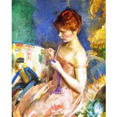 Dressing Dolls Painting Reproduction