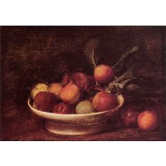 Plums and Peaches Painting Reproduction