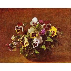 Pansies Painting Reproduction