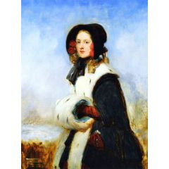 The Winter Walk Painting Reproduction