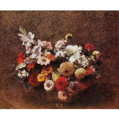 Bouquet of Flowers Painting Reproduction