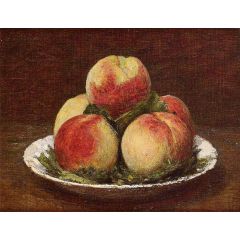 Peaches Painting Reproduction