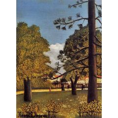 View of Parc de Montsouris Painting Reproduction