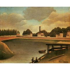 Family Fishing Painting Reproduction