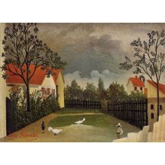 The Poultry Yard Painting Reproduction
