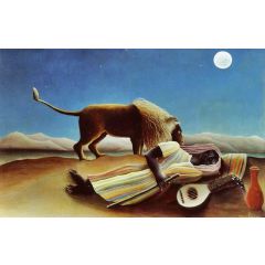 Sleeping Gypsy Painting Reproduction
