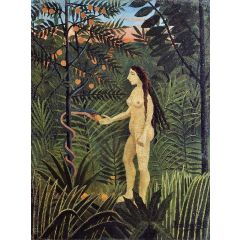 Eve and the Serpent Painting Reproduction