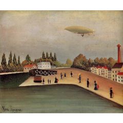 View of the Quai d’Ovry Painting Reproduction
