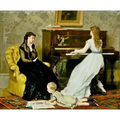 Music Hour Painting Reproduction