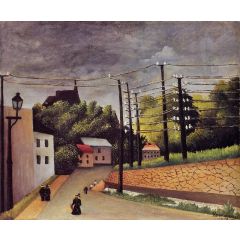 View of Malakoff Painting Reproduction