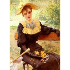 In The Garden Painting Reproduction