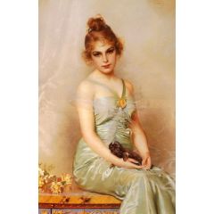 The Wounded Puppy Painting Reproduction