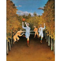 The Football Players Painting Reproduction