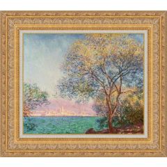 Antibes in the Morning by Claude Oscar Monet, Framed Painting Reproduction