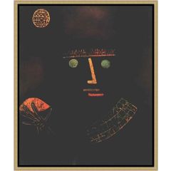 Black Knight (1927) by Paul Klee, Framed Painting Reproduction