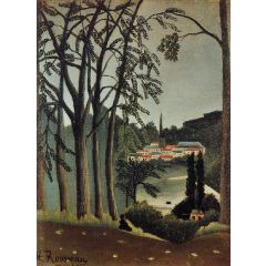 View of Saint Cloud Painting Reproduction