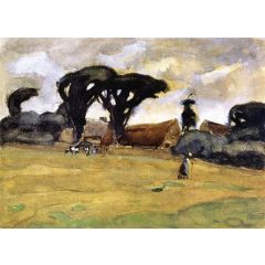 Dutch Landscape Painting Reproduction