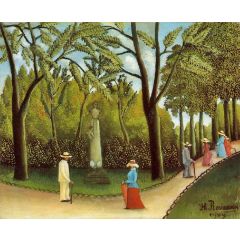 Luxembourg Garden, also known as Monument to Chopin Painting Reproduction
