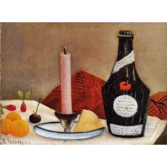 The Pink Candle Painting Reproduction