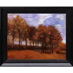 Autumn Landscape by Vincent van Gogh, Framed Painting Reproduction