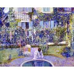 Garden Mirror Painting Reproduction