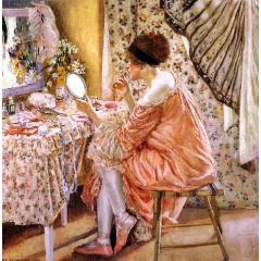 Before Her Appearance, La Toilette Painting Reproduction