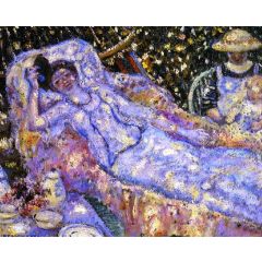 The Hammock, study Painting Reproduction