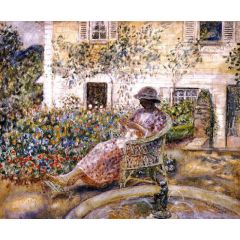 The Fountain Painting Reproduction