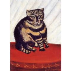 The Tiger Cat Painting Reproduction