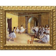 Dance Class at the Opera by Edgar Degas, Framed Painting Reproduction
