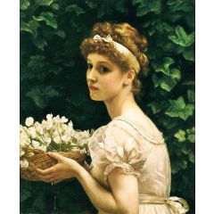 Pea Blossoms Painting Reproduction