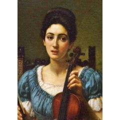 The Violinist Painting Reproduction