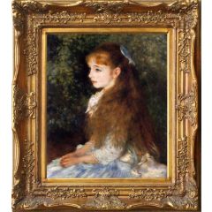 Irene Cahen d’Anvers, also known as Little Irene by Pierre Auguste Renoir, Framed Painting Reproduction