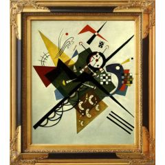 On White II (1923) by Wassily Kandinsky, Framed Painting Reproduction
