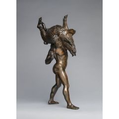 Hercules and the Erymanthian boar Bronze Sculpture - Custom Sculpture Reproduction