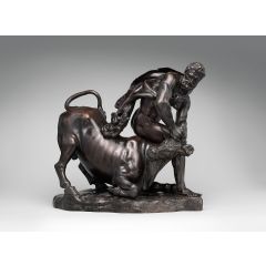 Hercules and the Cretan Bull Bronze Sculpture - Custom Sculpture Reproduction