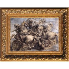 The Battle of Anghiari by Peter Paul Rubens, Framed Painting Reproduction