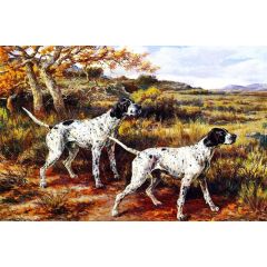 Two Pointers on Scent Painting Reproduction
