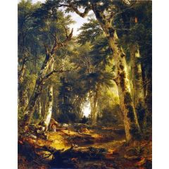 In the Woods Painting Reproduction