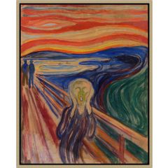 The Scream by Edvard Munch, Framed Painting Reproduction