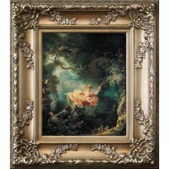 The Swing (1767) by Jean-Honore Fragonard, Framed Painting Reproduction