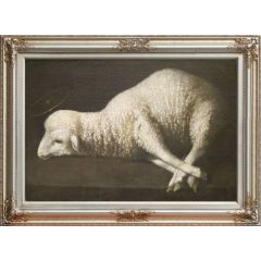 Agnus Dei (The Lamb of God) by Francisco de Zurbarán, Framed Painting Reproduction