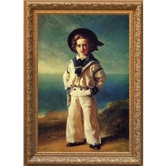 Albert Edward Prince of Wales (1846) by Franz Xavier Winterhalter, Framed Painting Reproduction