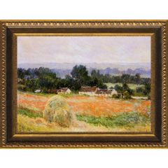 A Haystack by Claude Oscar Monet, Framed Painting Reproduction