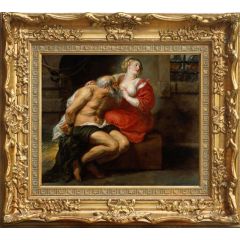 Simon and Pero, Roman Charity by Peter Paul Rubens, Framed Painting Reproduction