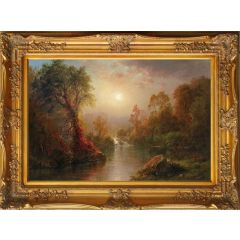 Autumn by Frederic Edwin Church, Framed Painting Reproduction