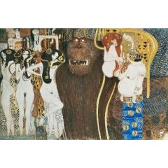 Beethoven Frieze Painting Reproduction