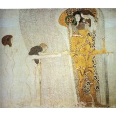 The Beethoven Frieze: The Longing for Happiness Painting Reproduction