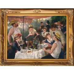 Luncheon of the Boating Party by Pierre Auguste Renoir, Framed Painting Reproduction