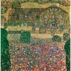 Country House by the Attersee Painting Reproduction